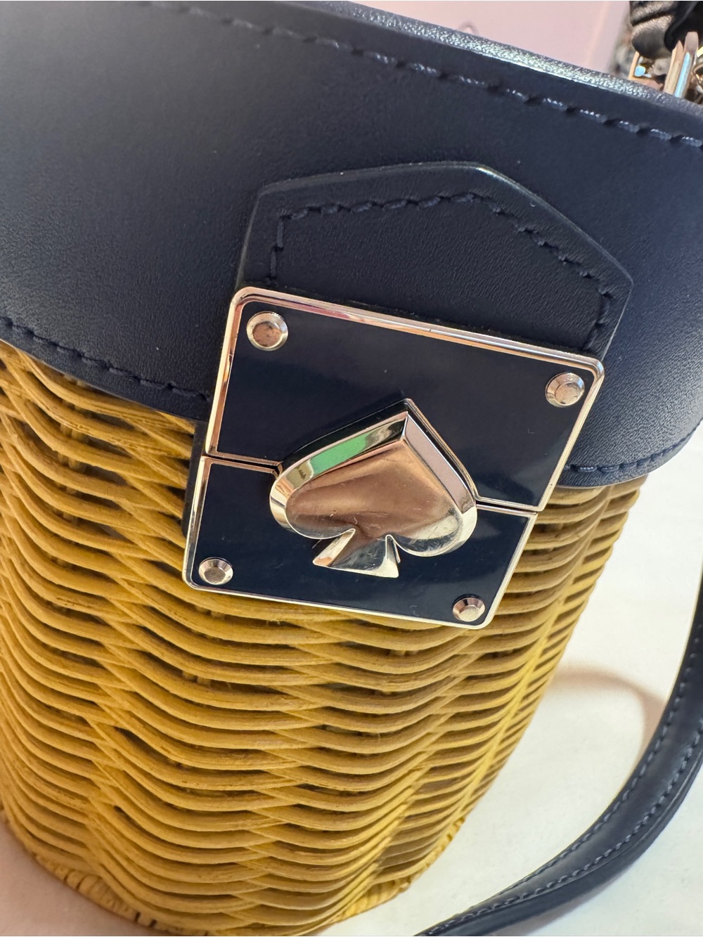 Kate Spade New York Rumi Wicker Medium Trunk - Picture 3 of 9